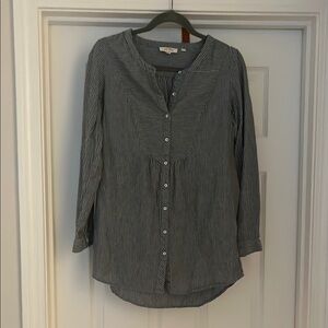 Fat Face Navy Stripe Top